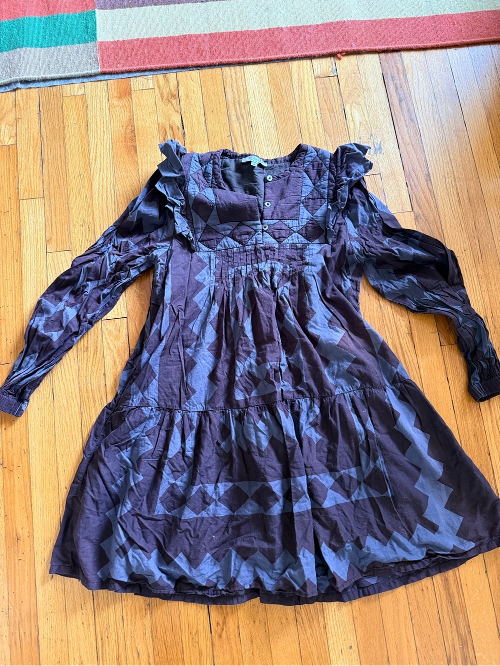 sea New York Helena dress over dyed black